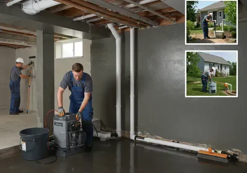 Basement Waterproofing and Flood Prevention process in Brighton, IL